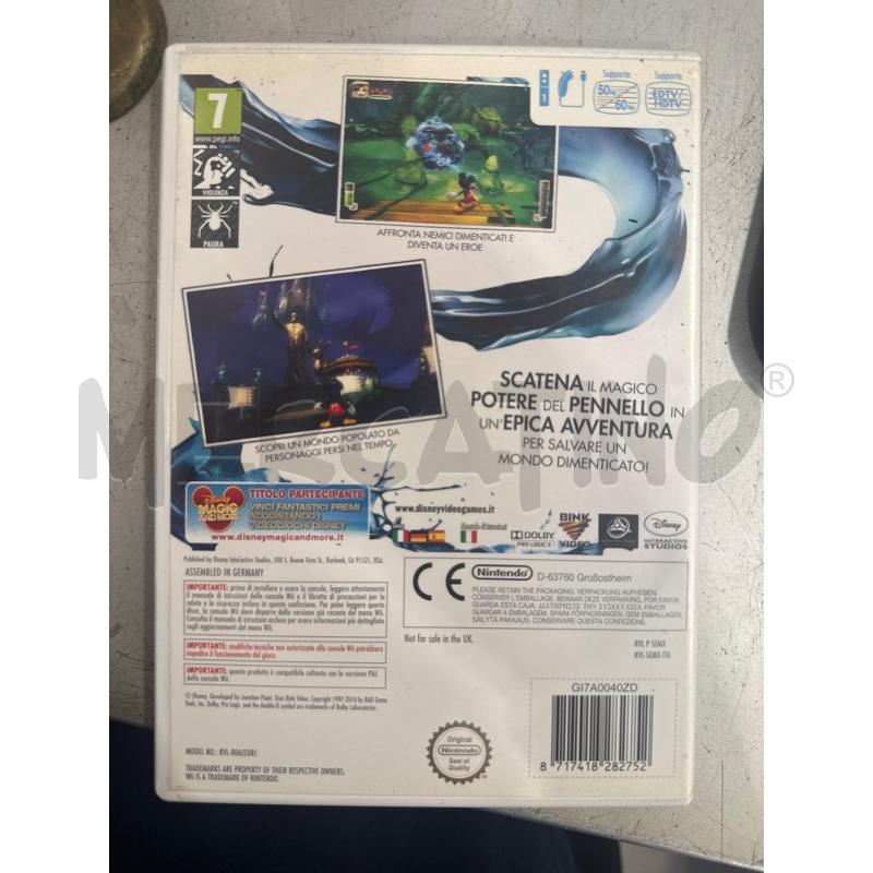 GIOCO WII EPIC MICKEY LA LEGGENDARIA SFIDA DI TOPOLINO | Mercatino dell'Usato San giovanni teatino 2