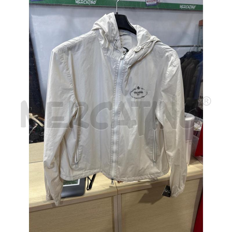 GIUBBINO DONNA PRADA BIANCO LEGGERO  | Mercatino dell'Usato San giovanni teatino 1