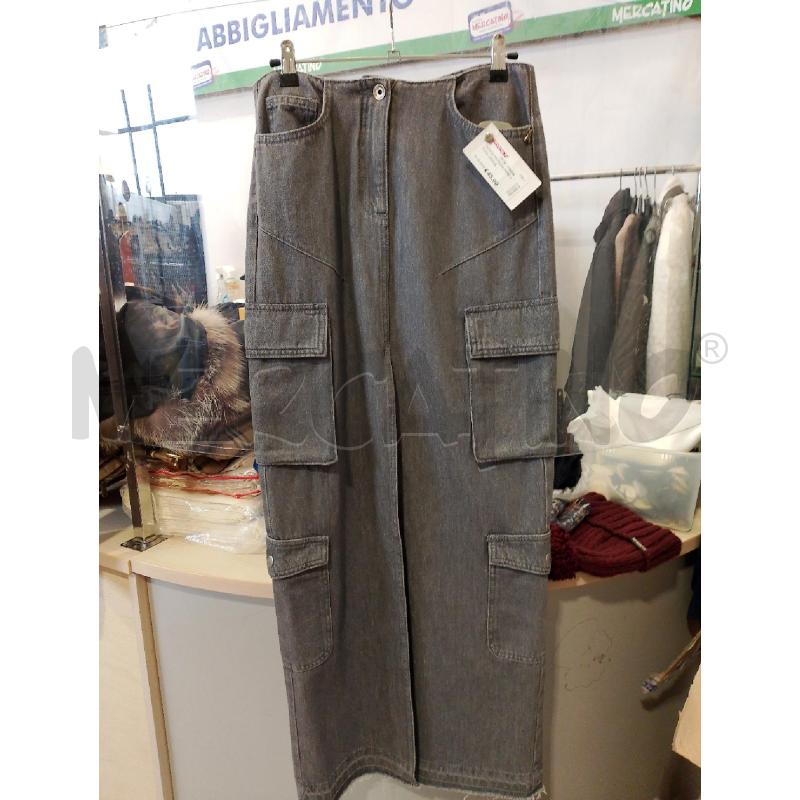 GONNA PATRIZIA PEPE JEANS GRIGIA | Mercatino dell'Usato San giovanni teatino 1