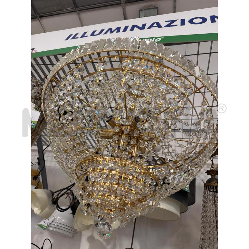 GRANDE LAMPADARIO GOCCIE LARGO 60CM X 80CM ALTEZZA | Mercatino dell'Usato San giovanni teatino 2