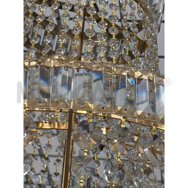 GRANDE LAMPADARIO GOCCIE LARGO 60CM X 80CM ALTEZZA | Mercatino dell'Usato San giovanni teatino 3