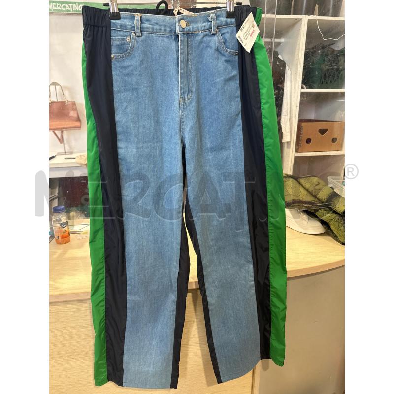 JEANS DONNA AZAKA PARIS LATO VERDE BLU SCURO  | Mercatino dell'Usato San giovanni teatino 1