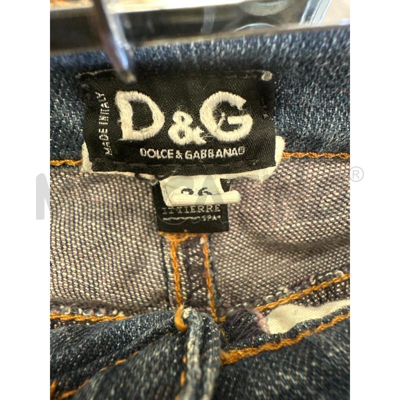JEANS DONNA D&G BOTTONE VI0OLA TG 40 | Mercatino dell'Usato San giovanni teatino 3