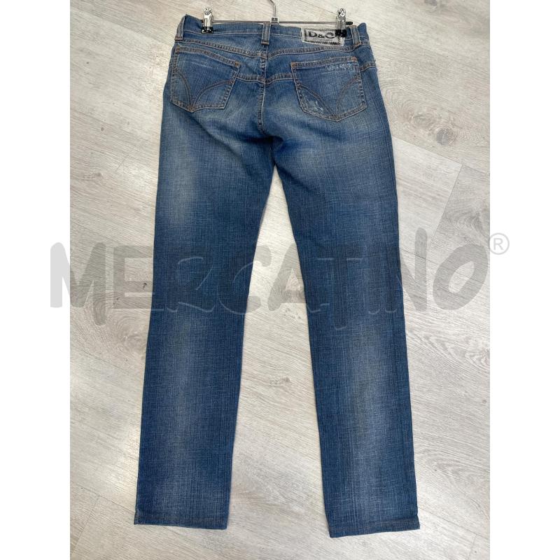 JEANS DONNA D&G BOTTONE VI0OLA TG 40 | Mercatino dell'Usato San giovanni teatino 4