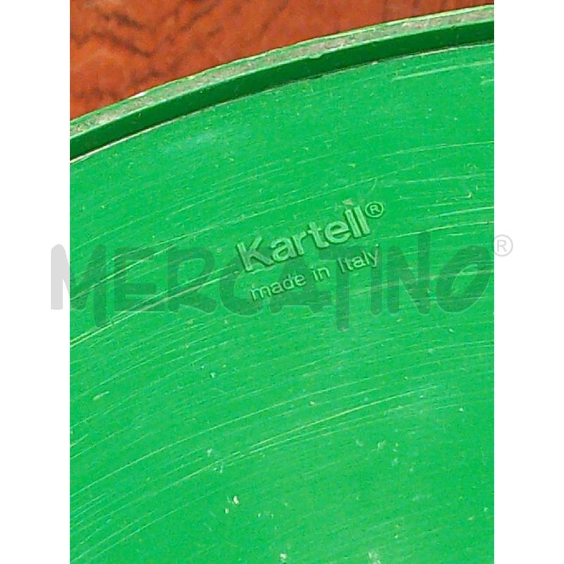 KARTELL VERDE GINO COLOMBINI CESTINO GETTACARTE | Mercatino dell'Usato San giovanni teatino 4