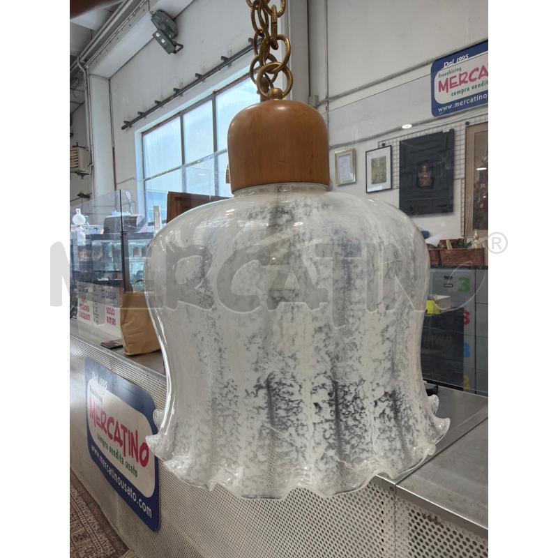 LAMPADARIO CAMPANA VETRO 1 LUCE | Mercatino dell'Usato San giovanni teatino 1