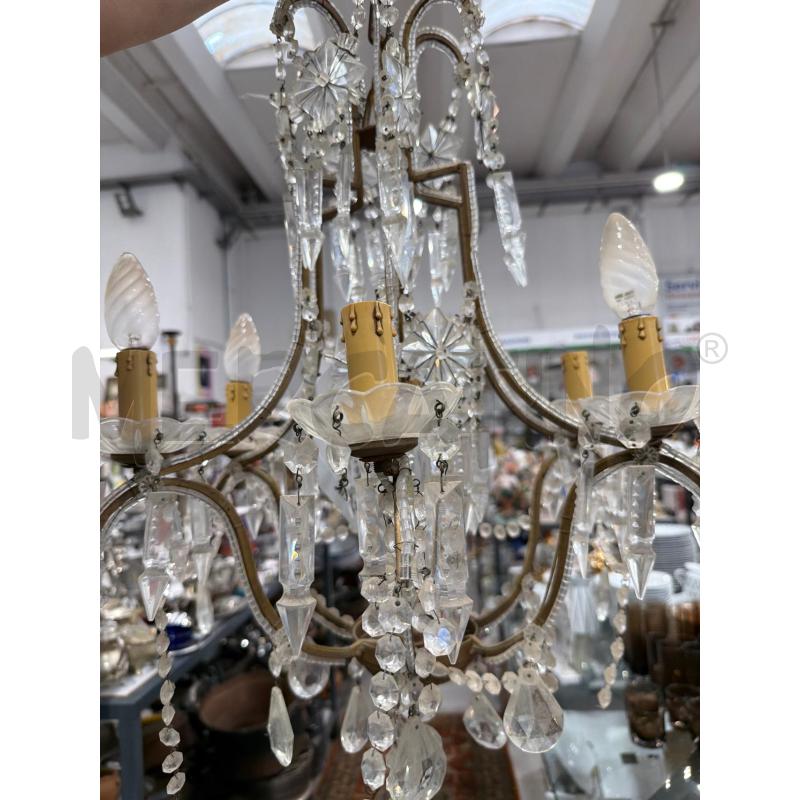 LAMPADARIO GOCCE METALLO | Mercatino dell'Usato San giovanni teatino 1