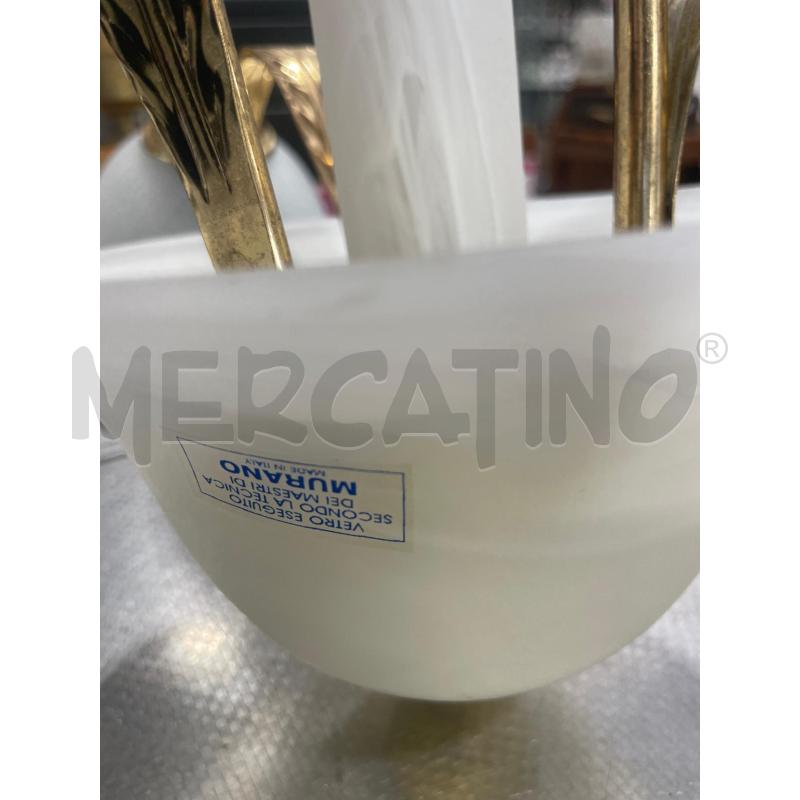 LAMPADARIO MURANO 3 LUCI | Mercatino dell'Usato San giovanni teatino 2