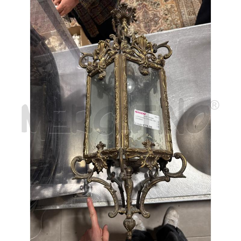 LAMPADARIO OTTONE CON BAMBINO | Mercatino dell'Usato San giovanni teatino 1
