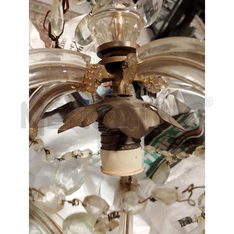 LAMPADARIO VETRO 1 LUCE | Mercatino dell'Usato San giovanni teatino 3
