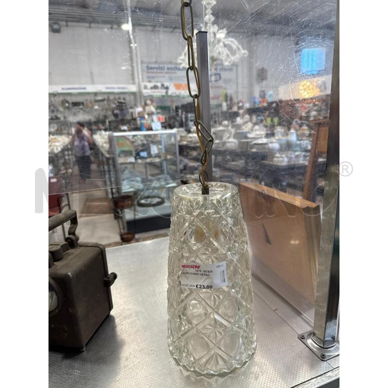 LAMPADARIO VETRO | Mercatino dell'Usato San giovanni teatino 1