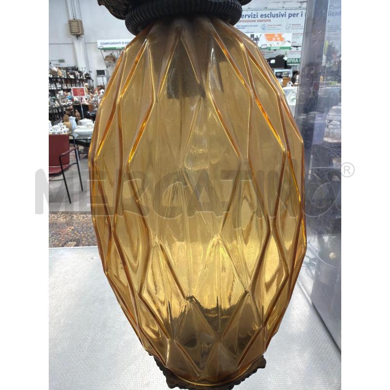 LAMPADARIO VETRO GIALLO 1 LUCE | Mercatino dell'Usato San giovanni teatino 2