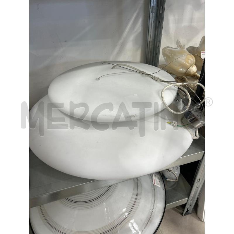 LAMPADARIO VETRO OPALINO SATINATO  | Mercatino dell'Usato San giovanni teatino 1