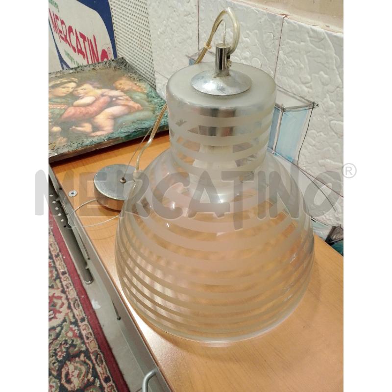 LAMPADARIO VETRO RIGHE | Mercatino dell'Usato San giovanni teatino 2
