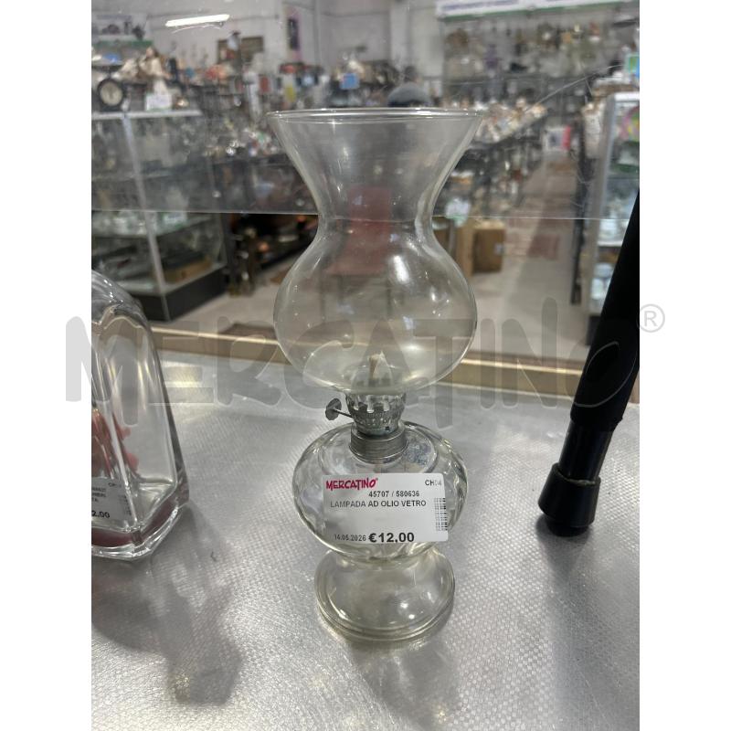 LAMPADA AD OLIO VETRO | Mercatino dell'Usato San giovanni teatino 1