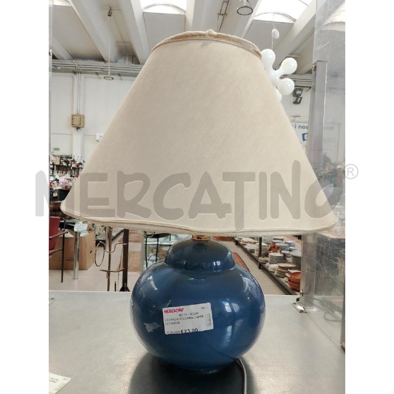 LAMPADA AZZURRA CAPPELLO BEIGE | Mercatino dell'Usato San giovanni teatino 3