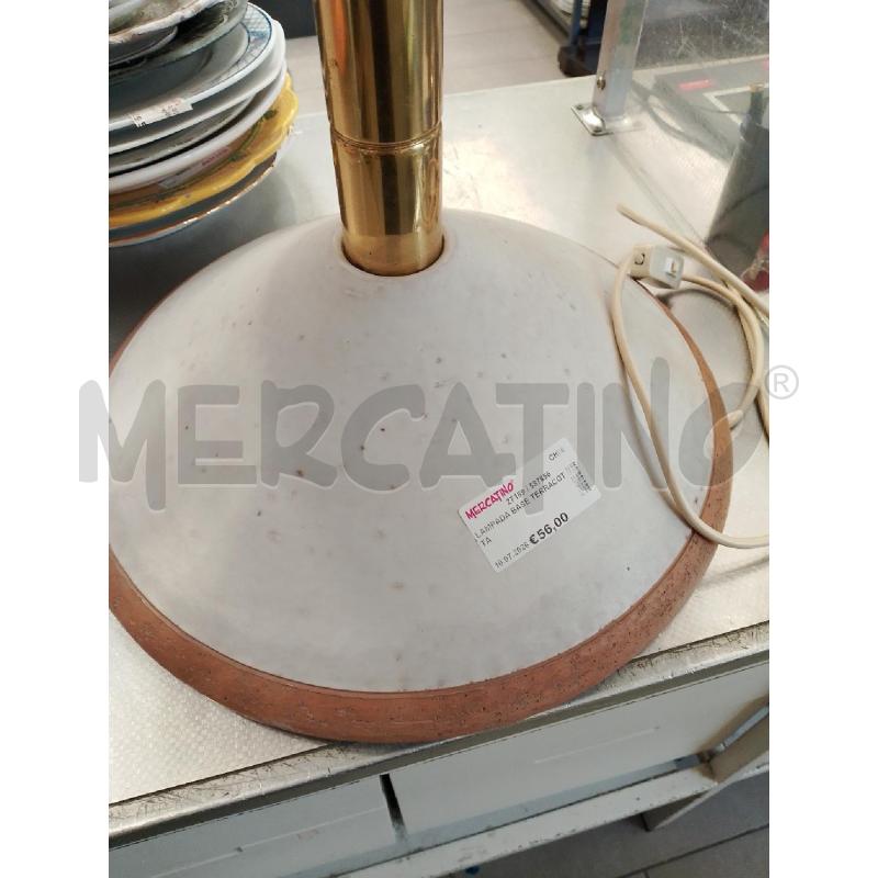LAMPADA BASE TERRACOTTA  | Mercatino dell'Usato San giovanni teatino 2