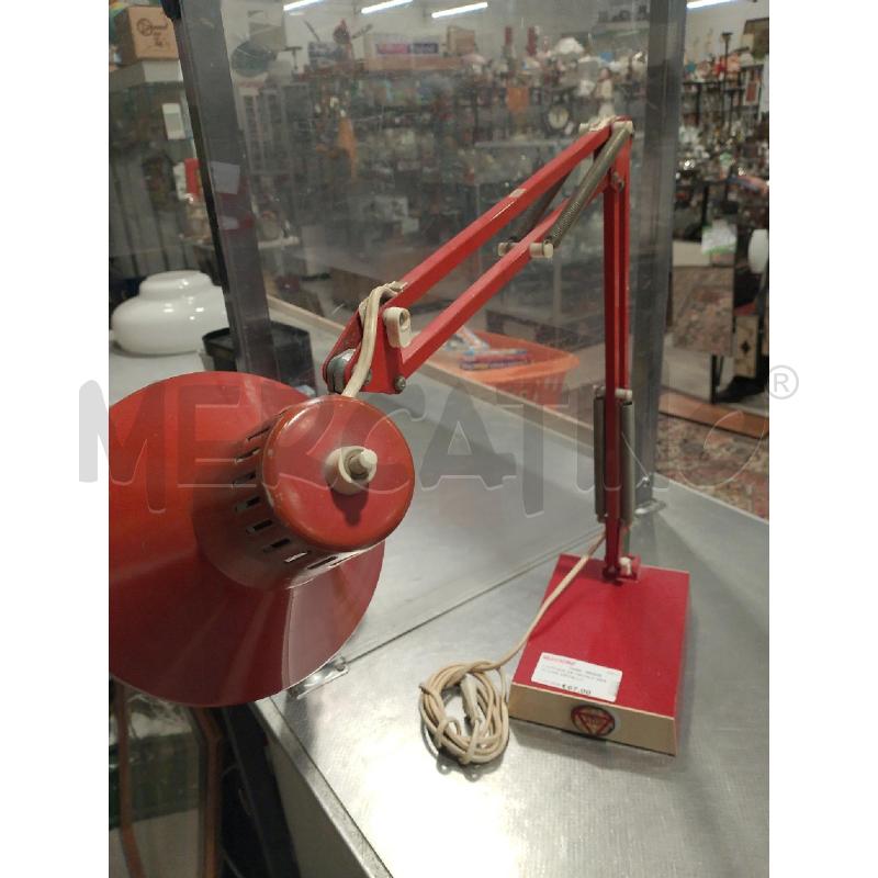 LAMPADA DA TAVOLO ARANCIONE METALLO | Mercatino dell'Usato San giovanni teatino 2