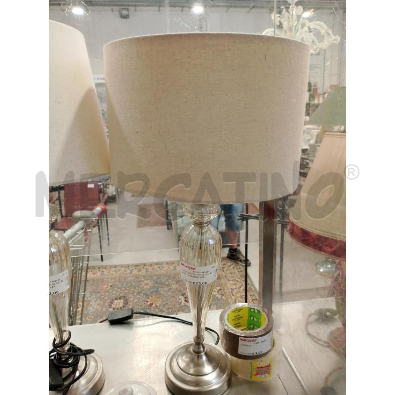 LAMPADA DA TAVOLO MAISON DU MONDE VETRO | Mercatino dell'Usato San giovanni teatino 1
