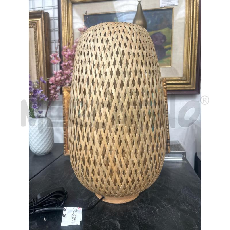 LAMPADA DA TAVOLO VIMINI | Mercatino dell'Usato San giovanni teatino 1