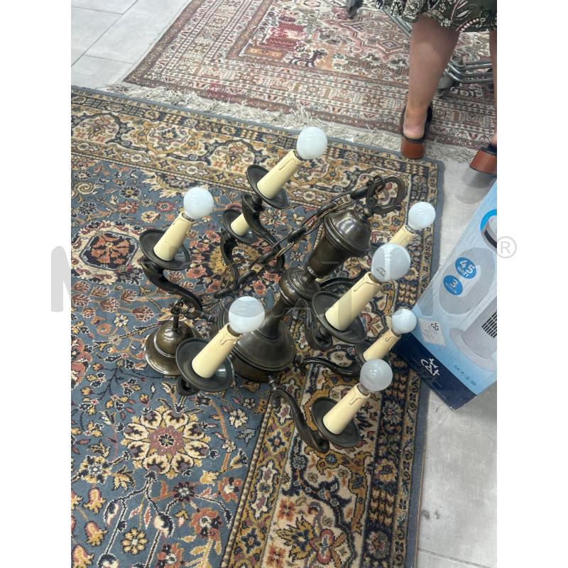 LAMPADA FERRO 9 LUCI | Mercatino dell'Usato San giovanni teatino 1