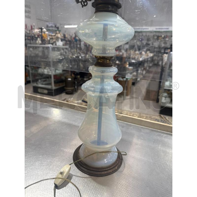 LAMPADA LUME VETRO BIANCA OTTONE | Mercatino dell'Usato San giovanni teatino 3