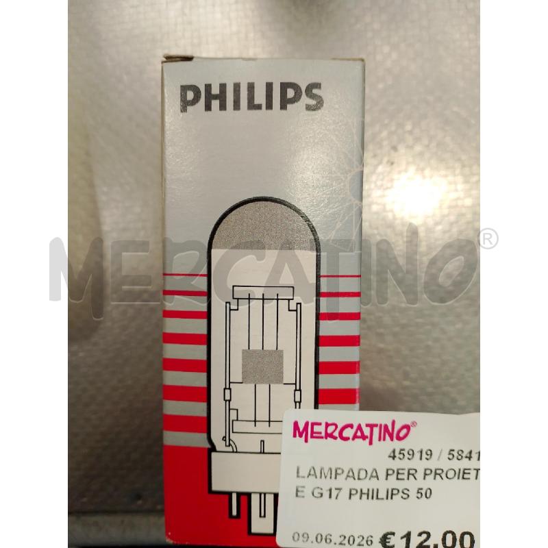 LAMPADA PER PROIETTORE G17 PHILIPS 500W | Mercatino dell'Usato San giovanni teatino 1