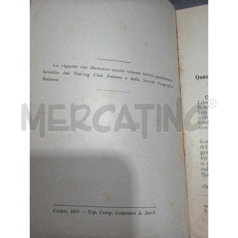 LA LIBIA - PROF RICCHIERI COMO 1913 | Mercatino dell'Usato San giovanni teatino 3