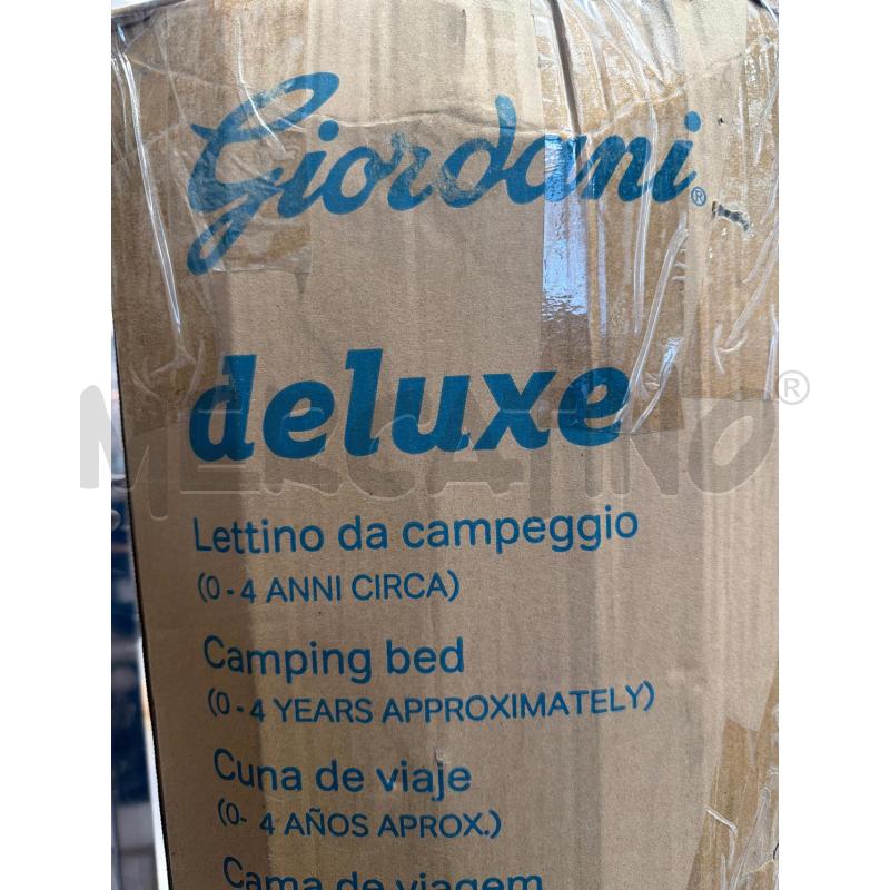 LETTINO CAMPEGGIO GIORDANI DE LUXE BLU | Mercatino dell'Usato San giovanni teatino 4