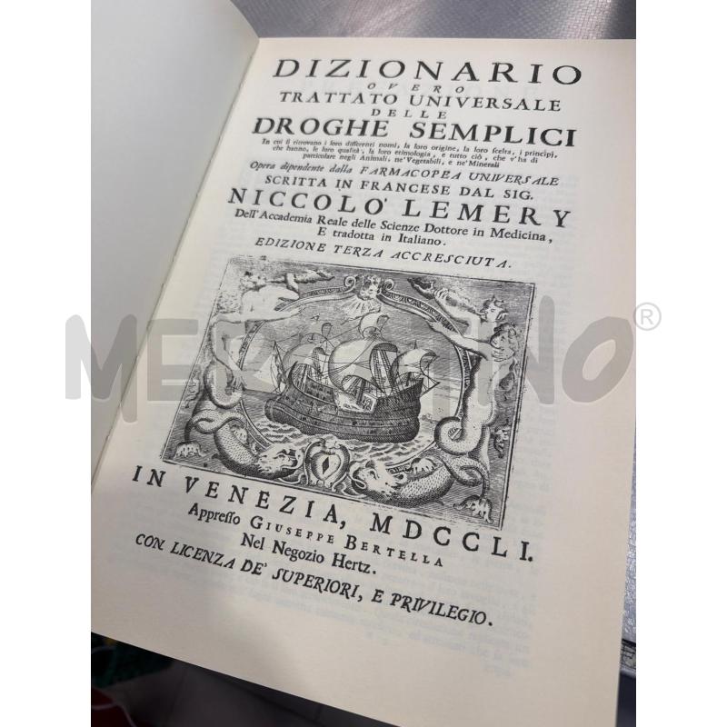 LIBRO DIZIONARIO DELLE DROGHE COPIA ANASTATICA | Mercatino dell'Usato San giovanni teatino 2