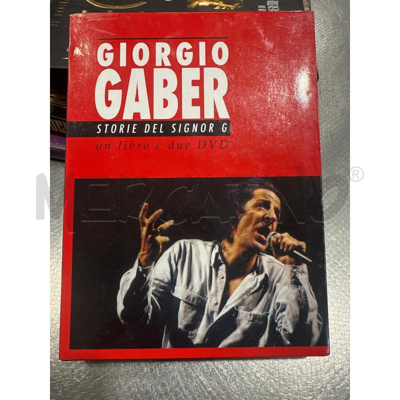 LIBRO+DVD GIORGIO GABER STORIE DEL SIGNOR G | Mercatino dell'Usato San giovanni teatino 1