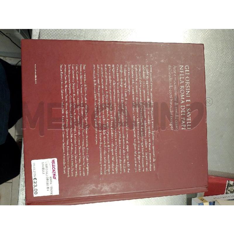 LIBRO GLI ORSINI E I SAVELLI | Mercatino dell'Usato San giovanni teatino 2