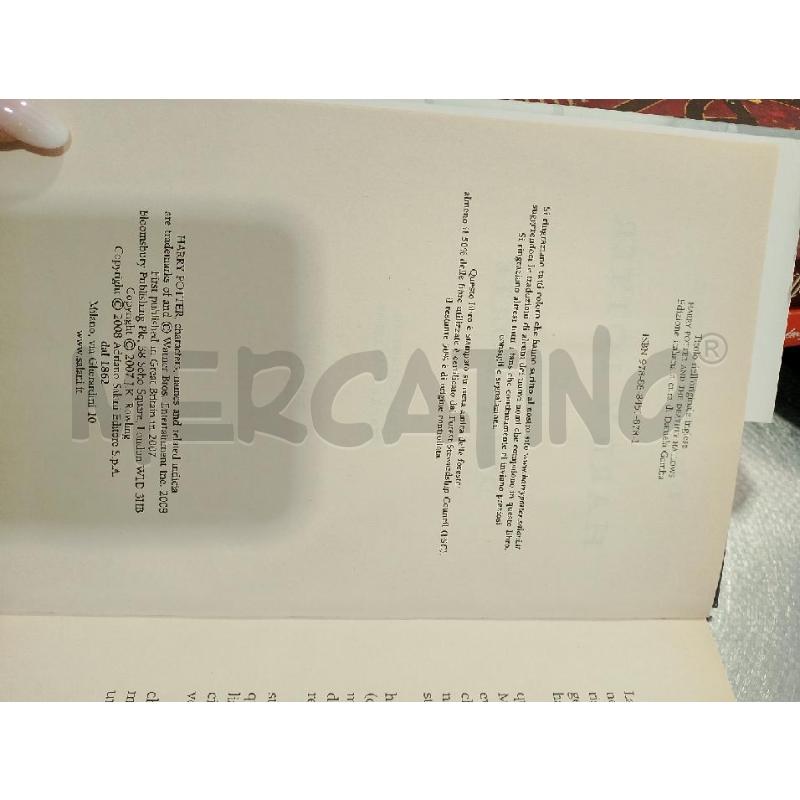 LIBRO HARRY POTTER E I DONI DELLA MORTE PRIMA EDIZIONE | Mercatino dell'Usato San giovanni teatino 3