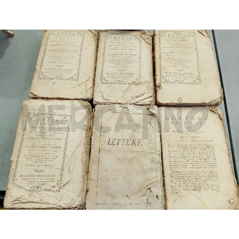 LIBRO LETTERE CRITICHE GIOCOSE MORALI SCIENTIFICHE | Mercatino dell'Usato San giovanni teatino 2