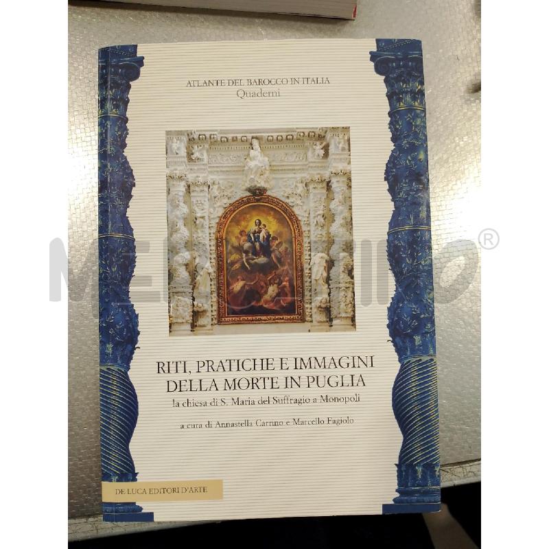 LIBRO RITI, PRATICHE E IMMAGINI DELLA MORTE IN PUGLIA | Mercatino dell'Usato San giovanni teatino 1