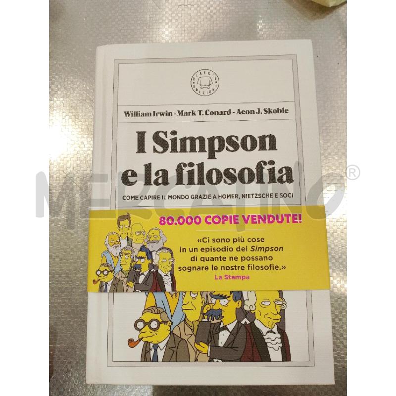 LIBRO SIMPSON E LA FILOSOFIA | Mercatino dell'Usato San giovanni teatino 1