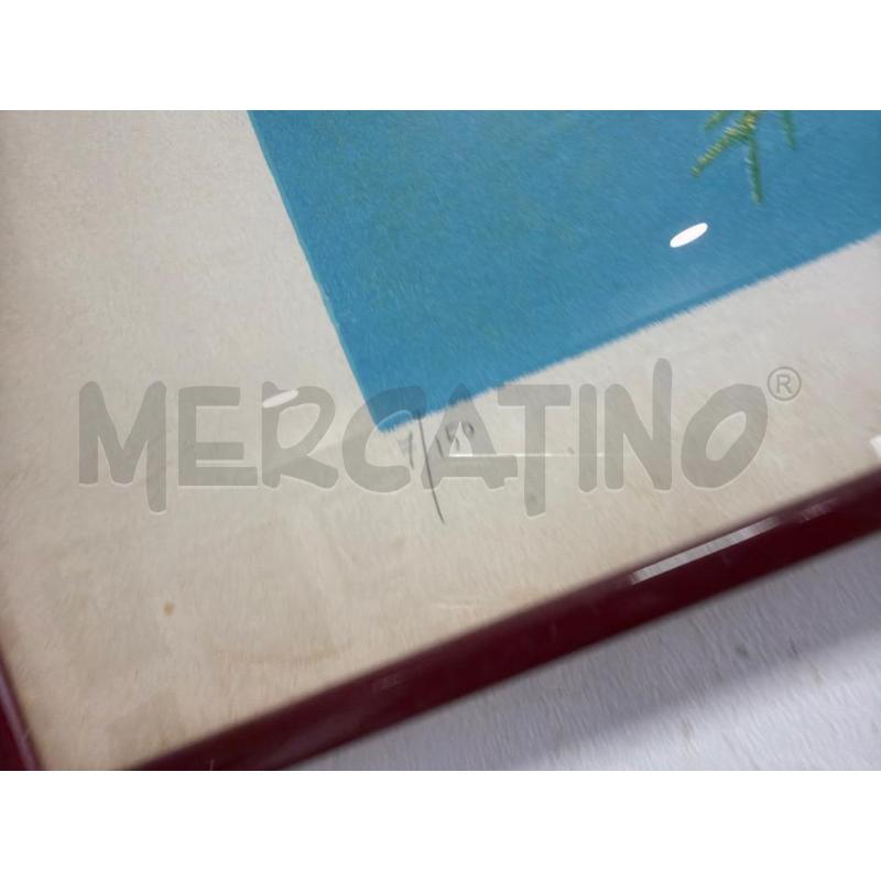 LITOGRAFIA A FIRMA ALDO TURCHIARO | Mercatino dell'Usato San giovanni teatino 3