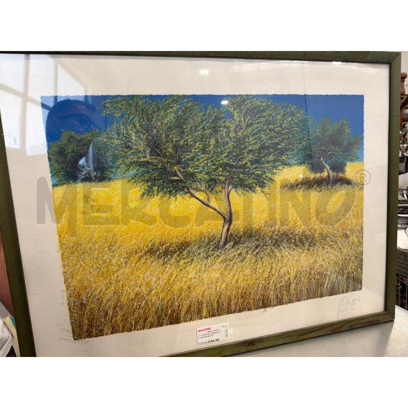LITOGRAFIA A FIRMA AZZINARI 60X80CM | Mercatino dell'Usato San giovanni teatino 1