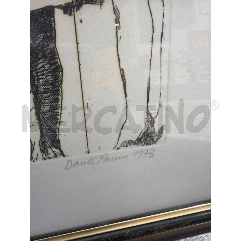 LITOGRAFIA A FIRMA DANTE PANNI 35X50 | Mercatino dell'Usato San giovanni teatino 2