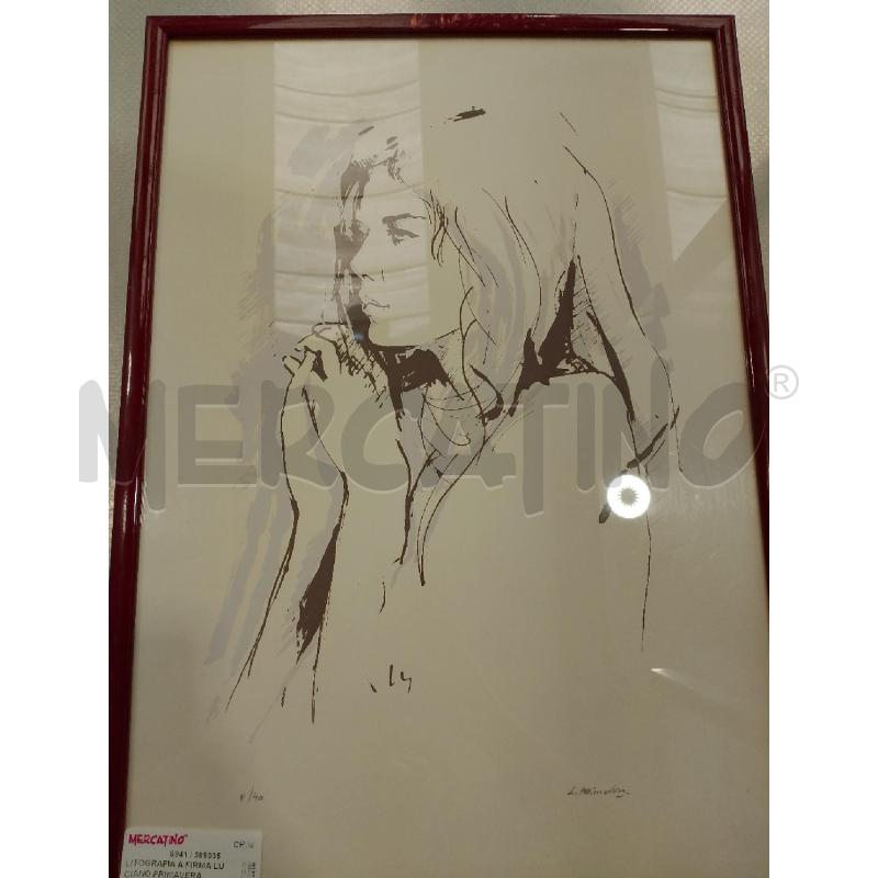 LITOGRAFIA A FIRMA LUCIANO PRIMAVERA | Mercatino dell'Usato San giovanni teatino 1