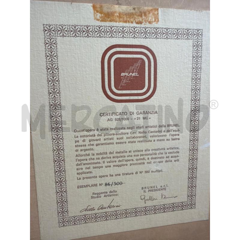 LITOGRAFIA A FIRMA NELLO CONTARINI 86/500 | Mercatino dell'Usato San giovanni teatino 3