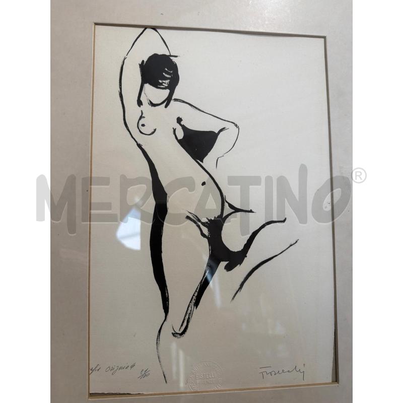 LITOGRAFIA A FIRMA PAOLO FROSETTI  | Mercatino dell'Usato San giovanni teatino 1