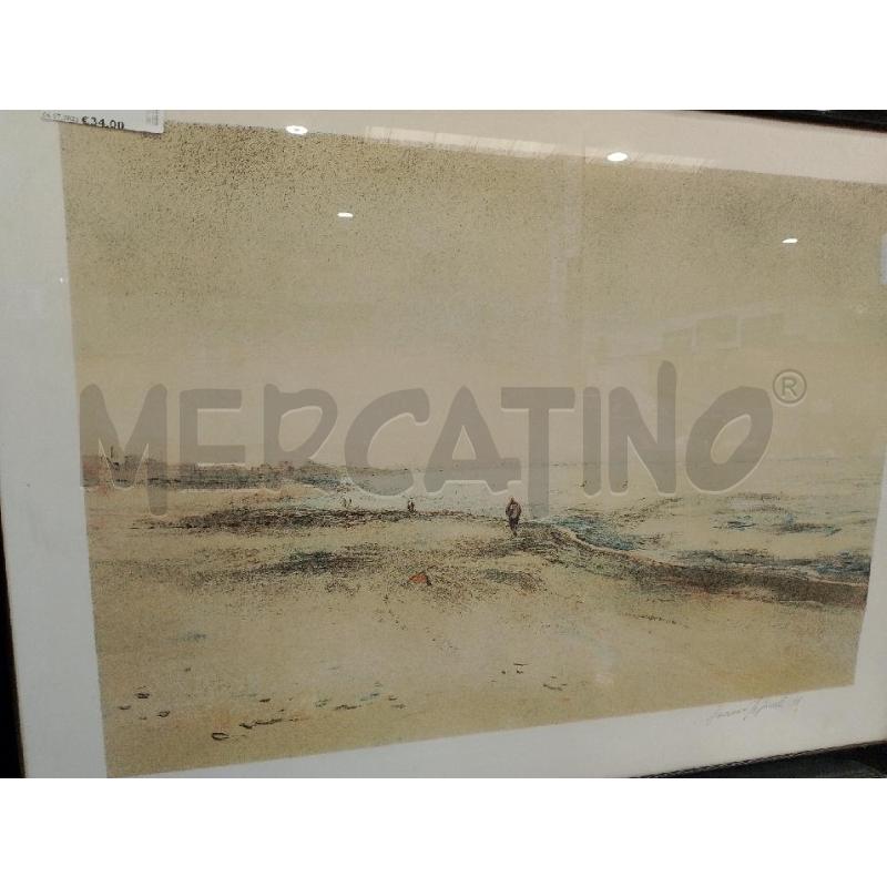 LITOGRAFIA A FIRMA ROMANO STEFANELLI | Mercatino dell'Usato San giovanni teatino 1