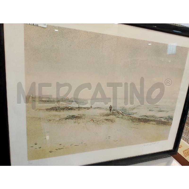 LITOGRAFIA A FIRMA ROMANO STEFANELLI | Mercatino dell'Usato San giovanni teatino 2