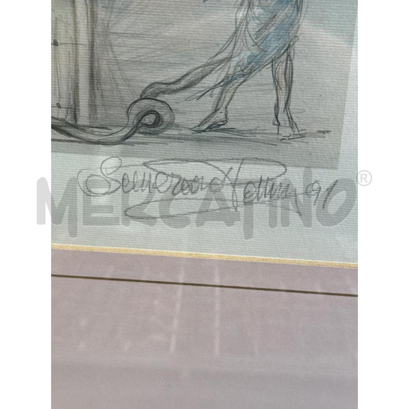 LITOGRAFIA A FIRMA TOMMY SEMERARO 25X18CM 5/300 | Mercatino dell'Usato San giovanni teatino 3