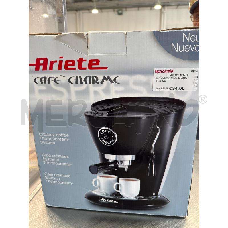 MACCHINA CAFFE' ARIETE NERA | Mercatino dell'Usato San giovanni teatino 1