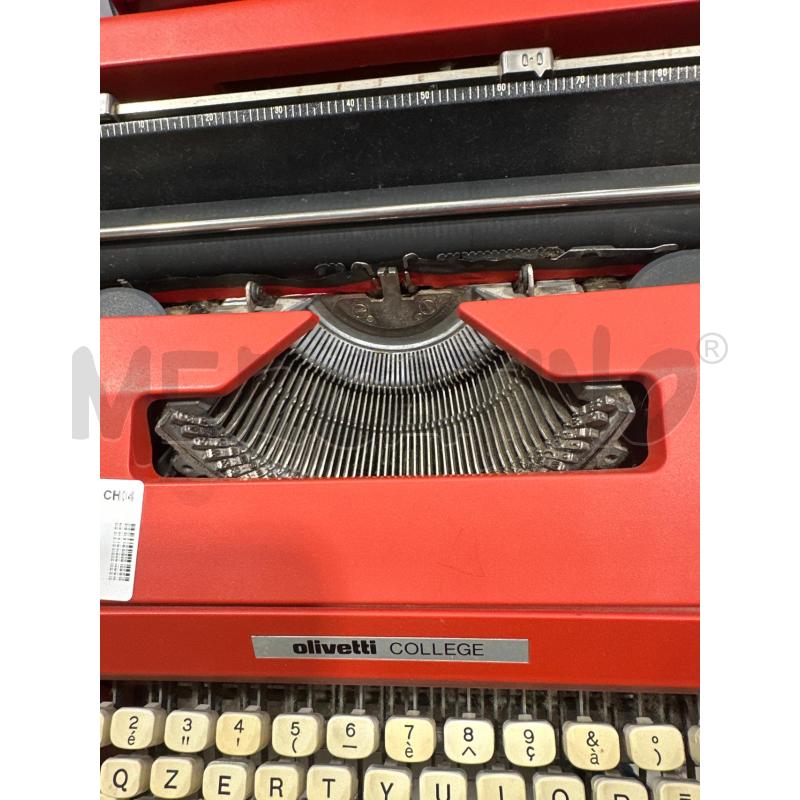 MACCHINA DA SCRIVERE OLIVETTI COLLEGE ROSSA | Mercatino dell'Usato San giovanni teatino 2