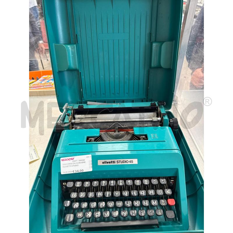 MACCHINA DA SCRIVERE OLIVETTI STUDIO 45 | Mercatino dell'Usato San giovanni teatino 1