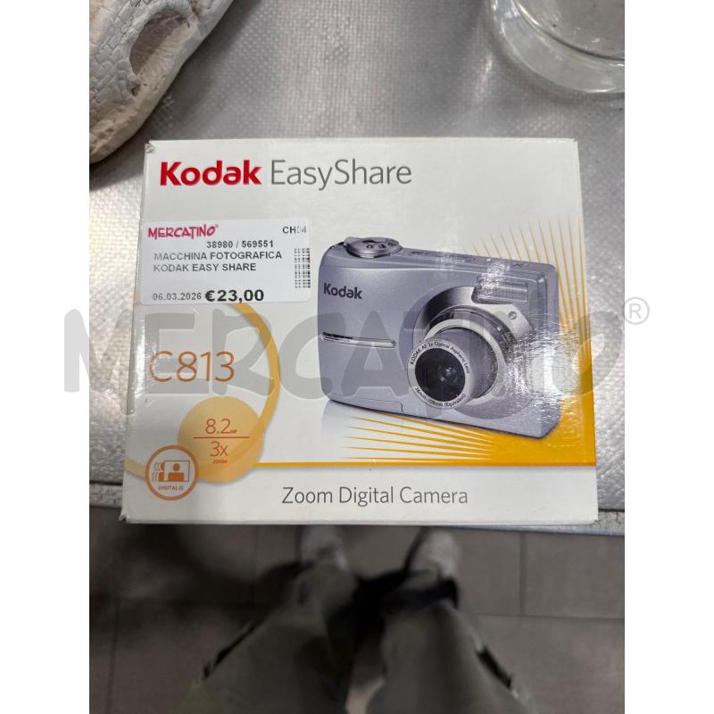 MACCHINA FOTOGRAFICA KODAK EASY SHARE C813 | Mercatino dell'Usato San giovanni teatino 1
