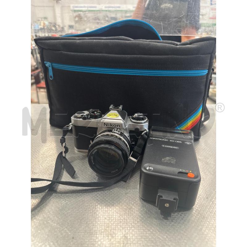 MACCHINA FOTOGRAFICA NIKON FE 3217761 CON FLASH | Mercatino dell'Usato San giovanni teatino 3